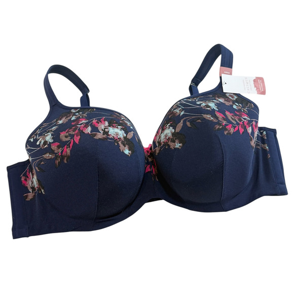 Cacique 48DD lightly lined balconette bra underwire BC 2984 - Picture 1 of 8
